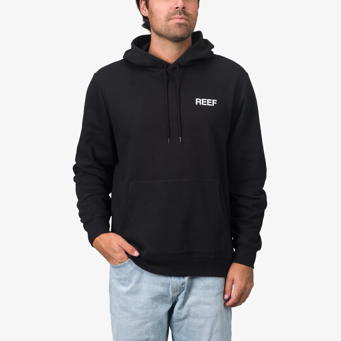 Elias Hood Fleece - Black - Image 3