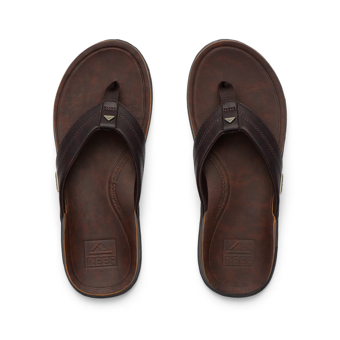 Mens Leather Offshore - Dark Brown - Image 3