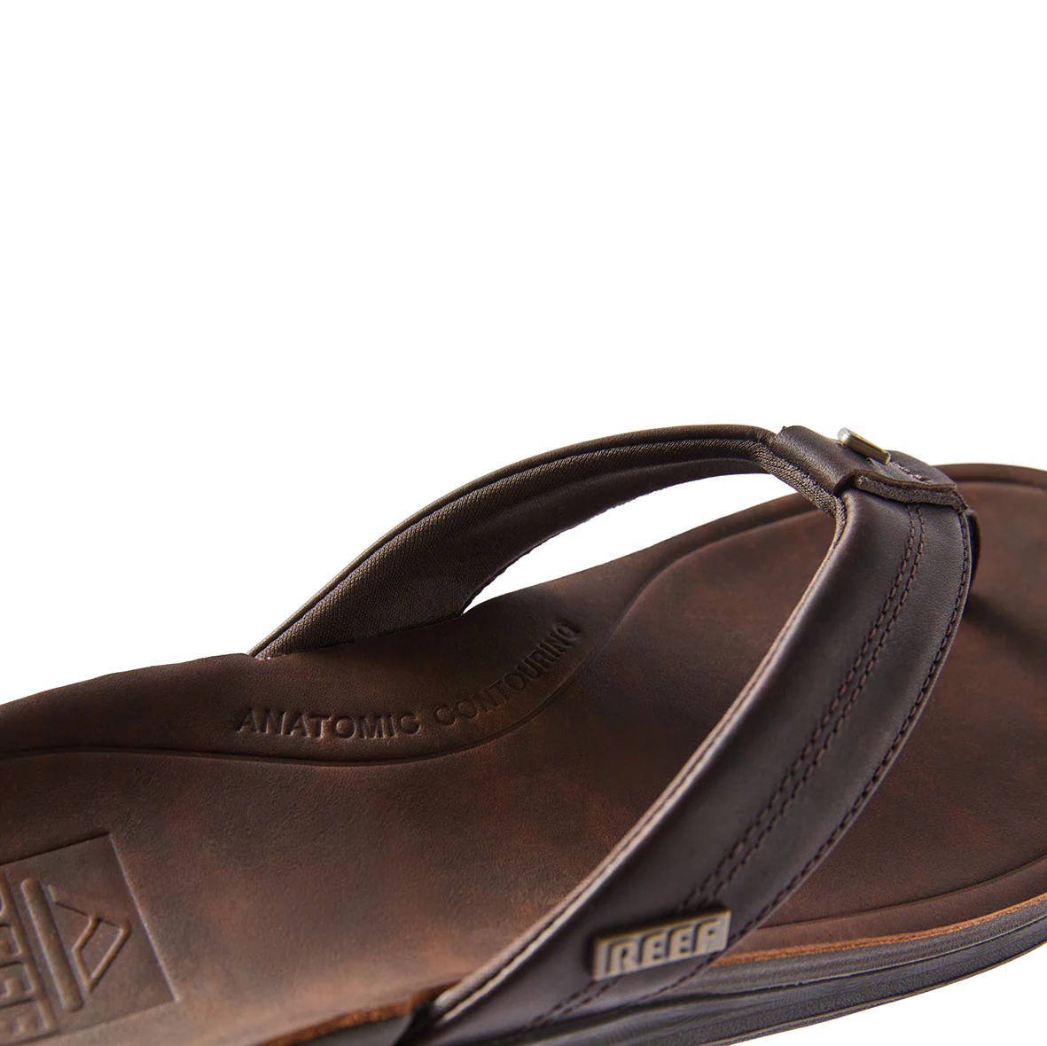 Mens Leather Offshore - Dark Brown - Image 7