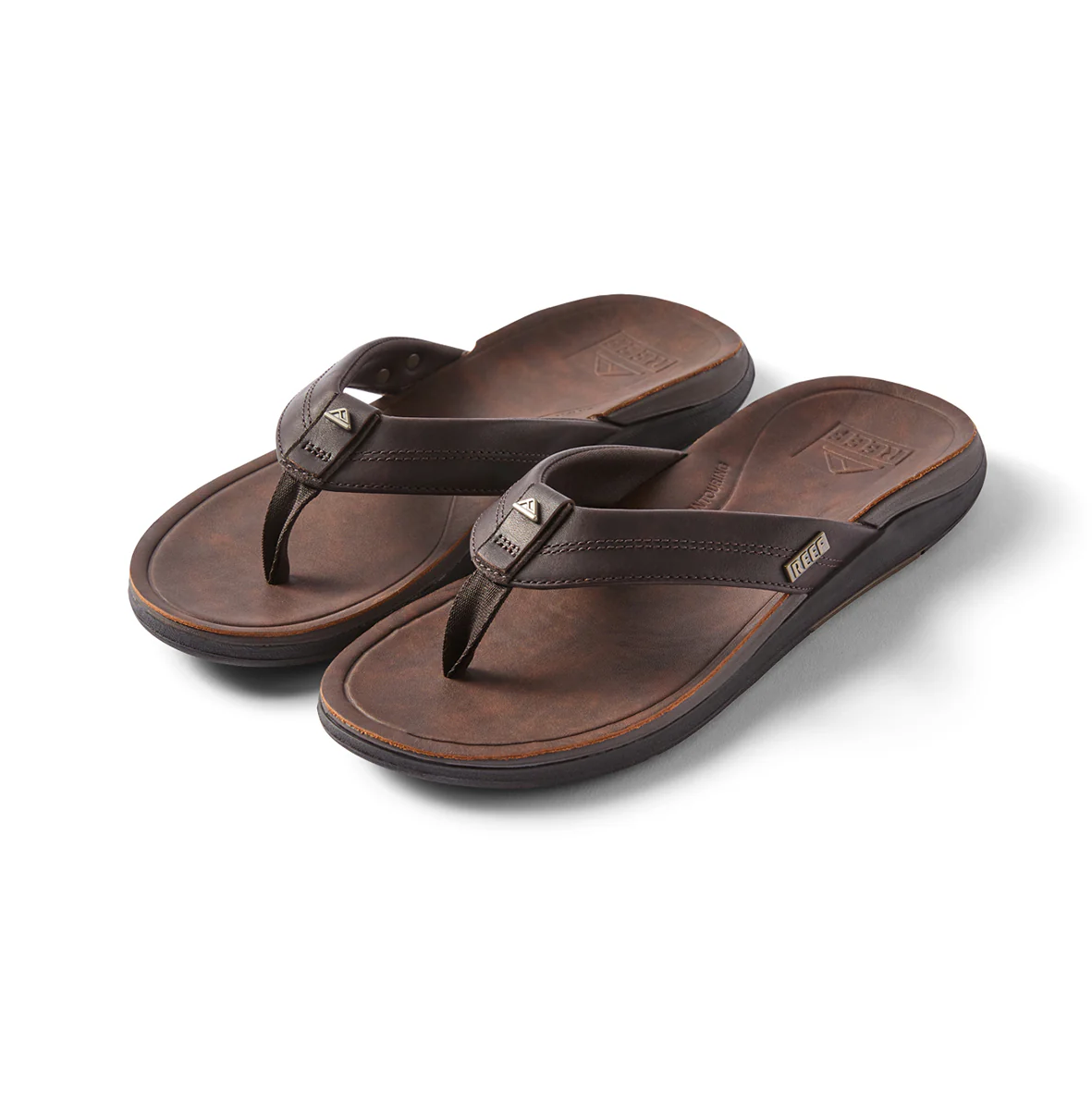 Mens Leather Offshore - Dark Brown - Image 8