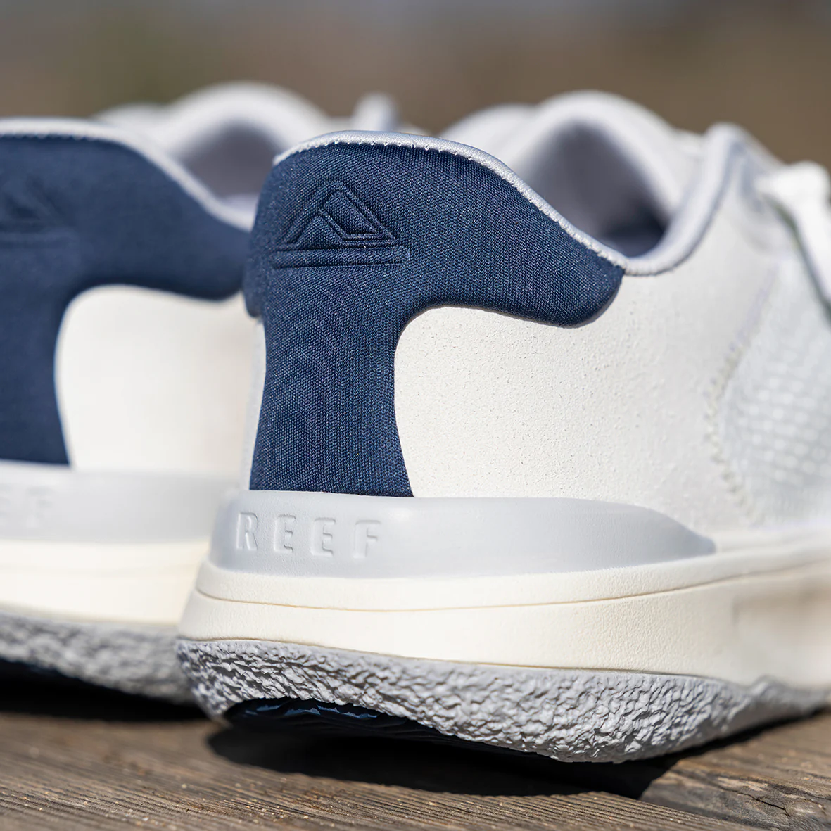 Mens Shoreline Del Mar - White/Grey/Blue - Image 4