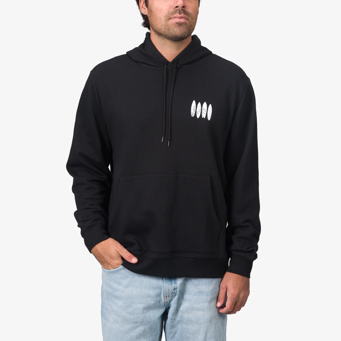Pettibon Hood Fleece - Black - Image 3