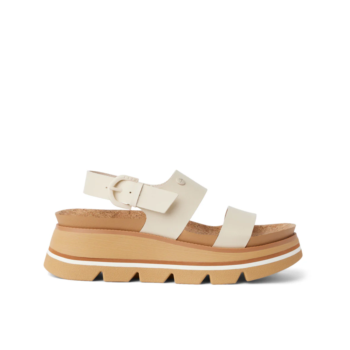 Womens Vista Luxe Liah - White / Tan - Image 3