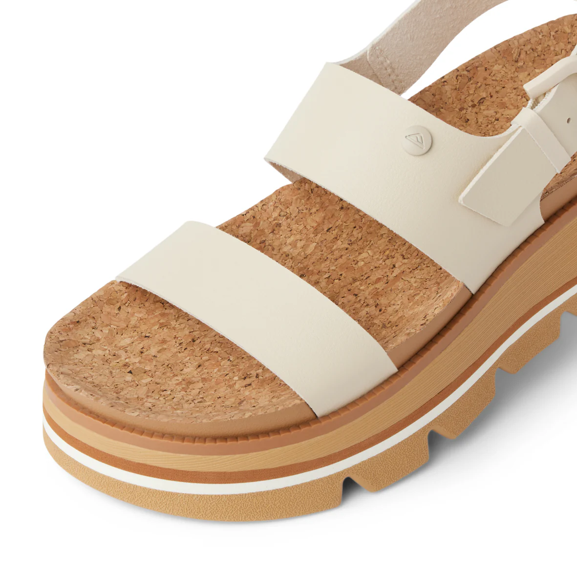 Womens Vista Luxe Liah - White / Tan - Image 8